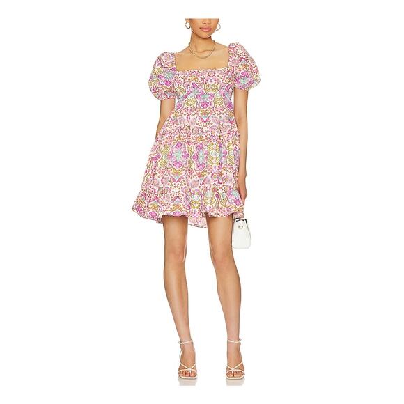 Misa Los Angeles Dresses & Skirts - Misa Los Angeles 'Kayla' Pink Cotton Dress Size M